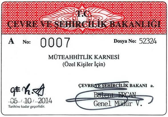 Müteahhit Ne Demektir ve Müteahhitlik Yetki Belgesi Nedir?